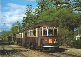 6 db MODERN villamos motívumlap / 6 MODERN tram motive cards