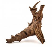 Jelzés nélkül: Gyökérből faragott arcok, 42×37-62×55 cm (3db)