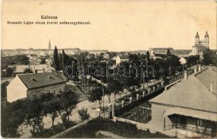Kalocsa, Kossuth Lajos utca, érseki székesegyház. Jurcsó Antal kiadása