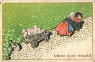 9 db régi üdvözlőlap, motívumlap / 9 pre-1945 greeting motive cards