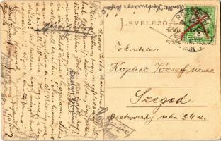 Rozsnyó, Roznava; Fő tér, Kossuth Lajos szobor, templom, Fekete Sas szálloda / main square, church, ...