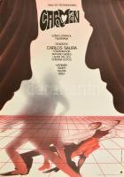 1983 Carmen, tánc és féltékenység, spanyol filmdráma, MOKÉP plakát, tervezte: Tóthlaca, 60×40 cm