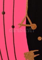 Barabás Roland (1976-): Örvény. Akril, vászon, jelzett, 70×50 cm