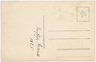 1925 Resica, Resita; strand, fürdőzők a medencében / spa, bathing people in the swimming pool - 3 db...