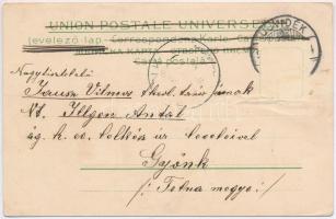 1900 Újvidék, Novi Sad; litho s: Heyer  (Rb)