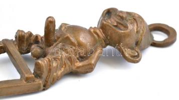 Pajzán törpe, réz, h: 21 cm