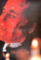1988 Ördögök, francia film, rendezte: Andrzej Wajda, filmplakát, hajtott, 80×60 cm