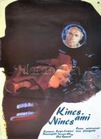1983 Varga István (?-): Kincs, ami nincs, olasz film plakát, főszerepben: Bud Spencer, Terence Hill, ofszet, gyűrődésekkel, tollas ráírással, szakadással, 80×60 cm