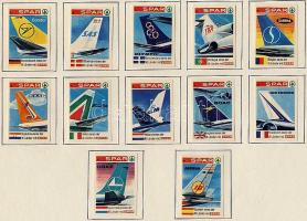 389 darabos német és 259 darabos cseh gyufacímke gyűjtemény