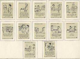 389 darabos német és 259 darabos cseh gyufacímke gyűjtemény