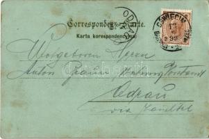 1899 Kraków, Krakau, Krakkó; Kopiec Kosciuszki / Kosciuszko-Hügel / Kosciuszko Mound, monument (fl)