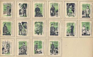 1093 darabos szovjet gyufacímke gyűjtemény