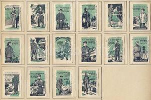 1093 darabos szovjet gyufacímke gyűjtemény