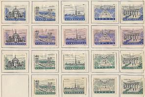 1093 darabos szovjet gyufacímke gyűjtemény