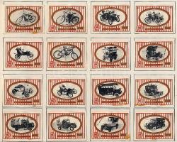 751 darabos magyar gyufacímke gyűjtemény: repülés, népviselet, balett, autó motívumokkal