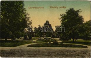1929 Derekegyháza, Károlyi kastély parkja. Kiadja Untermüller Ernő (EK)