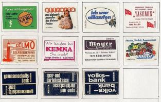 574 darabos osztrák gyufacímke gyűjtemény