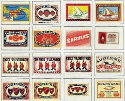 574 darabos osztrák gyufacímke gyűjtemény