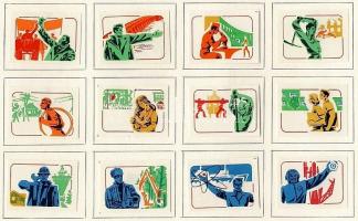 335 darabos szovjet gyufacímke gyűjtemény