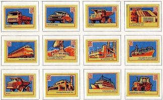 335 darabos szovjet gyufacímke gyűjtemény