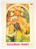 Alfons Mucha: Plakáty. 9 db plakát mmodern mappa. 43x60 cm