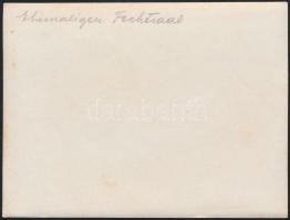 1907 Vívógyakorlat a bécsújhelyi katonai akadémia egykori vívótermében, hátoldalon feliratozott fotó...