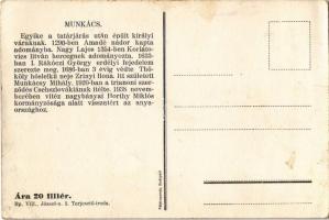 Munkács vára. Ez a magyarok földje / Hrad Palanok / Mukachevo Castle. Hungarian irredenta propaganda...