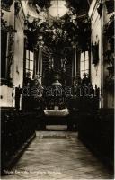 1929 Pápa, Bencés templom főoltára, belső