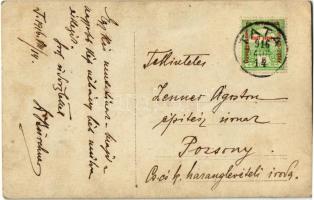 1916 Tata, a három harangból kettőnek katonai célokra elrekvirálása (beolvasztása). photo (EK)