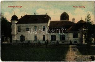1913 Csurgó, Somogy-Csurgó; Meller kastély. Grünfeld Ferenc kiadása (EK)