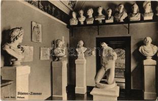 Weimar, Goethe National Museum, Büsten-Zimmer / museum, interior, sculptures