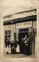 1934 Baksa, Metz Antal borbély és fodrász üzlete. photo