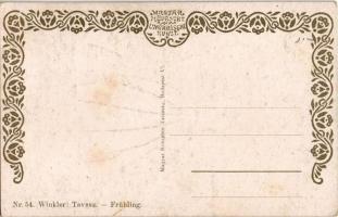 Tavasz. Magyar Művészet Nr. 54. / Spring. Hungarian art postcard s: Winkler