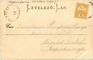 1900 Zsolnalitva, Ljetava, Lietava (Vágvölgy, Povazie); Hrad Lietava / vár. Gansel Lipót 183./ Das W...