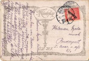 Sopron, Ödenburg; Fő tér. Művészlap I.L.W.II. 8267. s: J. Kränzle (kis szakadás / small tear)