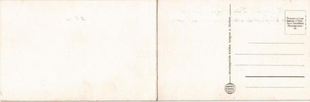 Sátoraljaújhely, A világhírű Tokaj-Hegyalja fővárosa. MÁV menetjegyiroda kiadása, kinyitható panorám...