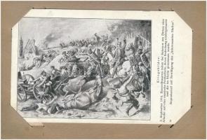 34 db RÉGI osztrák-magyar és német katonai és irredenta művészlap és fotók kis albumban / 34 pre-194...