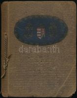 34 db RÉGI osztrák-magyar és német katonai és irredenta művészlap és fotók kis albumban / 34 pre-194...