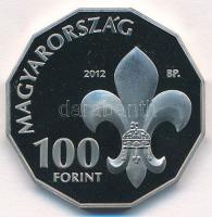 2012. 100Ft Cu-Ni "100 éves a Magyar Cserkészszövetség" T:PP