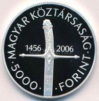 2006. 5000Ft Ag "Nándorfehérvári diadal" tanúsítvánnyal T:PP
Hungary 2006. 5000Ft Ag &quo...