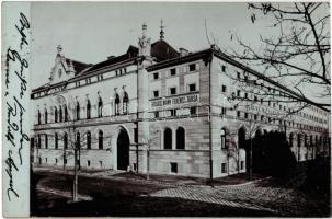 1902 Budapest X. Kőbánya, Krauszmann Ferencz és Társa Szalámigyára / Ung. Dampf-Salami und Fettwaaren Fabrik. Schmidt photo