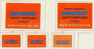 461 darabos cseh + 270 darabos szlovák gyufacímke gyűjtemény