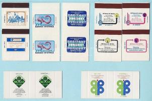 461 darabos cseh + 270 darabos szlovák gyufacímke gyűjtemény