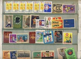 600 darabos spanyol és cseh gyufacímke gyűjtemény