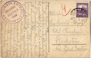 1930 Solymár, Zsíroshegy, Magyar Turista Egyesület "Pénteki Asztal" Fritsch Menedékháza + ...