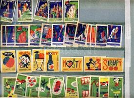 600 darabos spanyol és cseh gyufacímke gyűjtemény