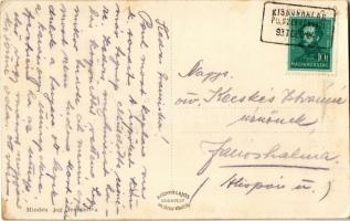 1937 Kiskunhalas, MÁV vasútállomás, vonat / railway station  (EK)