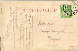 Nagybecskerek, Zrenjanin, Veliki Beckerek; Hunyadi utca, csendőr, Huber Gusztáv üzlete / street view...