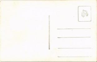 Csákvár, utcakép a református templommal. photo