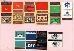 404 darabos svéd gyufacímke gyűjtemény